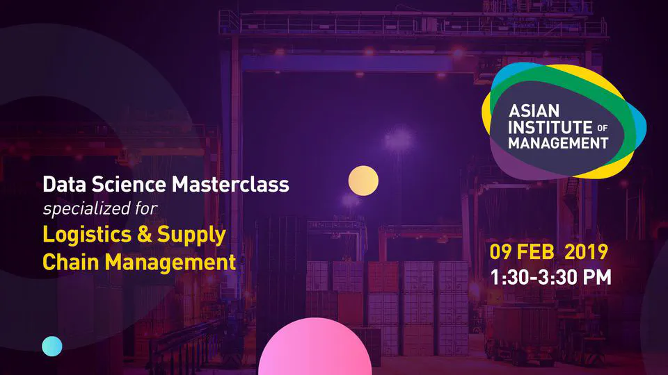 Masterclass: Data Science in Logistics & Supply Chain