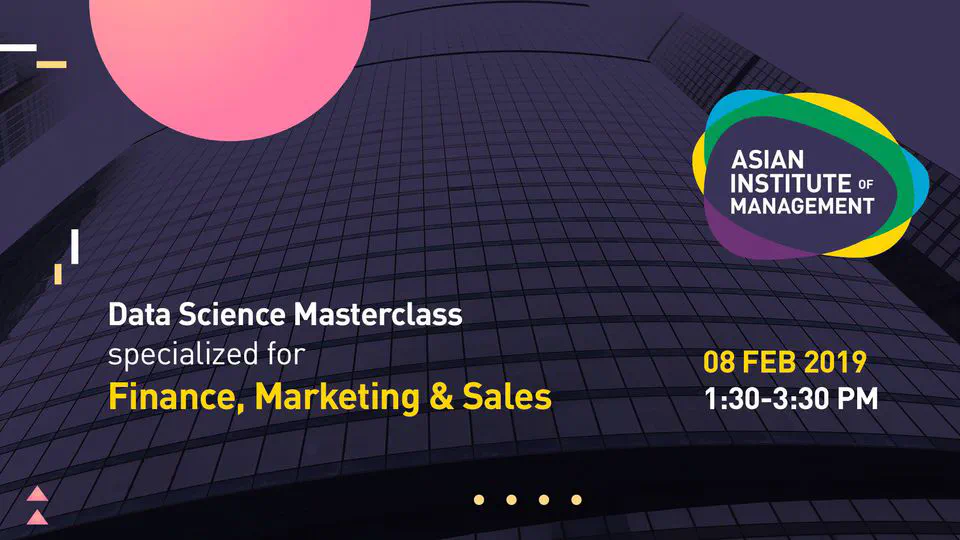Masterclass: Data Science in Finance & Marketing