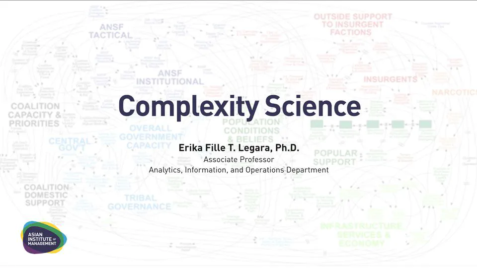 Complexity Science